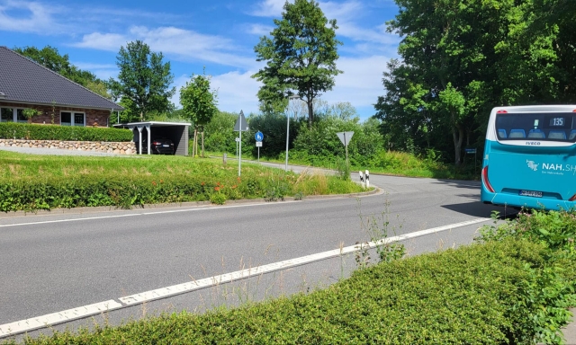 Straßenkreuzung Drelsdorfer Straße / Sönnebüller Weg